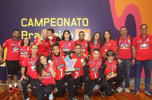 Paulistas fazem a festa ao bater Cetefe/DF neste sábado (Foto: CBDDV/Divulgação)