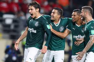 Gol de Raphael Veiga em Palmeiras x Al Ahly (Foto: Fábio Menotti / Ag Palmeiras)