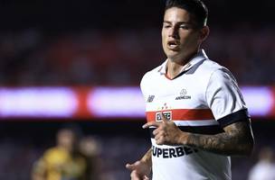 São Paulo e James Rodríguez estão negociando acordo de rescisão amigável (Foto: TNT)