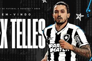 Alex Telles é oficialmente anunciado como novo jogador do Botafogo (Foto: TNT)