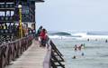 Cloud 9 ja com estrutura da WSL; localizado na ilha de Siargao, e um dos picos de surfe mais famosos do mundo (Foto: WSL / Bennett