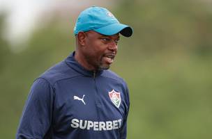 Marcao em acao durante treino do Fluminense, no CT Carlos Castilho (Foto: Marcelo Goncalves / Fluminense)