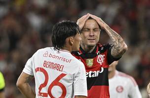 Everton Cebolinha e o ponta-esquerda mais escalado pelo Flamengo ate o momento em 2026. (Foto: Andre Durao)