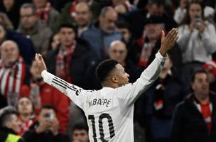 Mbappe deixou o PSG para jogar pelo Real Madrid (Foto: Ander Gillenea / AFP)