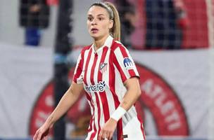 Gio Garbelini em acao pelo Atletico de Madrid (Foto: Atletico / Divulgacao)