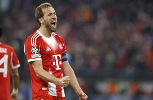 Harry Kane marcou duas vezes na vitoria do Bayern de Munique sobre a Atalanta, na Champions (Foto: Reuters)