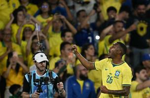 Rayan em acao pela selecao brasileira (Foto: Mauro Pimentel / AFP)