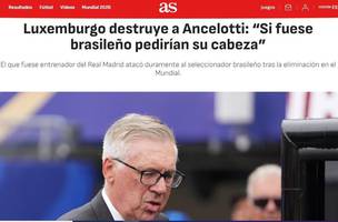Criticas de Luxemburgo a Ancelotti repercutem na Espanha. (Foto: Reproducao)