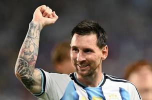 Lionel Messi: jogador da Selecao Argentina na Copa do Mundo. (Foto: CHANDAN KHANNA / AFP)